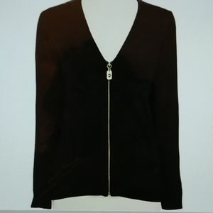 Michael Kors Zipper Cardigan Med